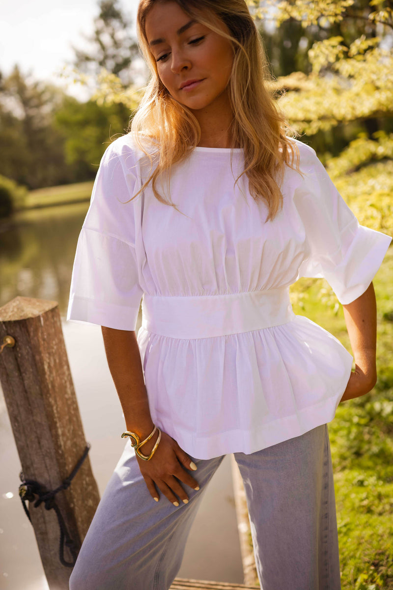 Blouse Jayden - blanche