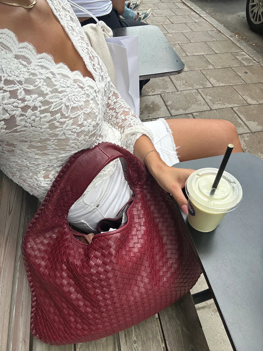 ISABELLE | SAC À MAIN TRESSÉ LUXUEUX