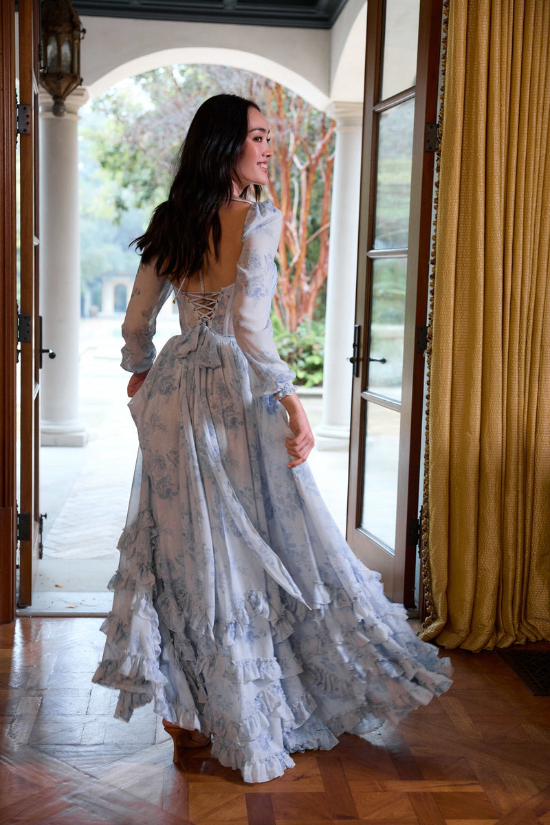 ZOÉ | ROBE LONGUE FLEURI