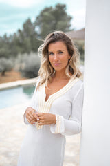 Kaftan Azzurra White