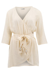 Wrap Dress Deya Ivory