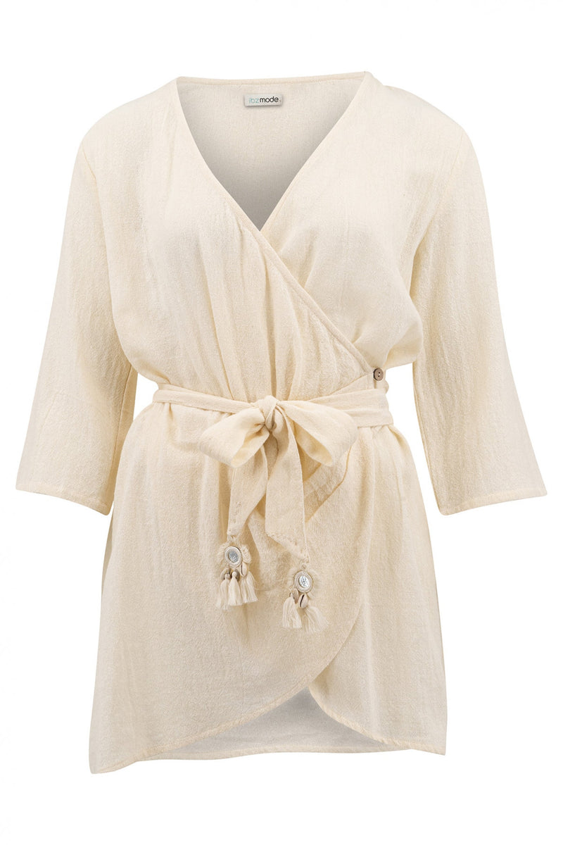 Wrap Dress Deya Ivory