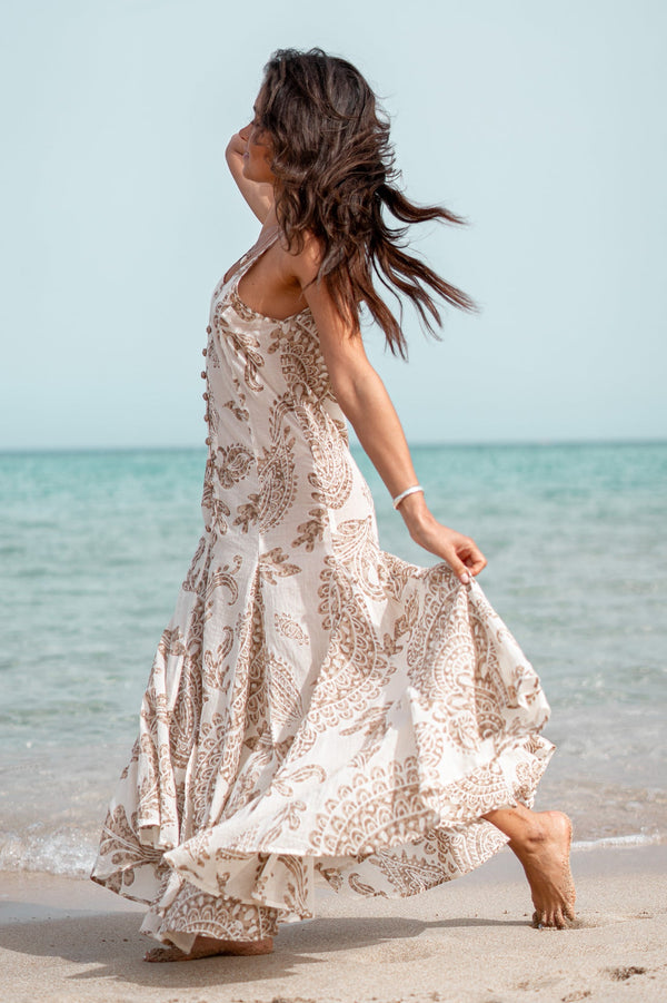 Strap Dress Adella Taupe