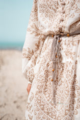 Short Dress Adella Taupe