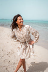 Short Dress Adella Taupe