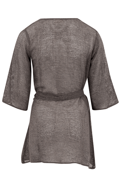 Wrap Dress Deya Dark Anthracite