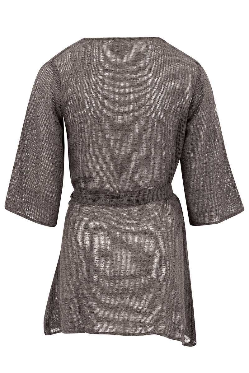 Wrap Dress Deya Dark Anthracite