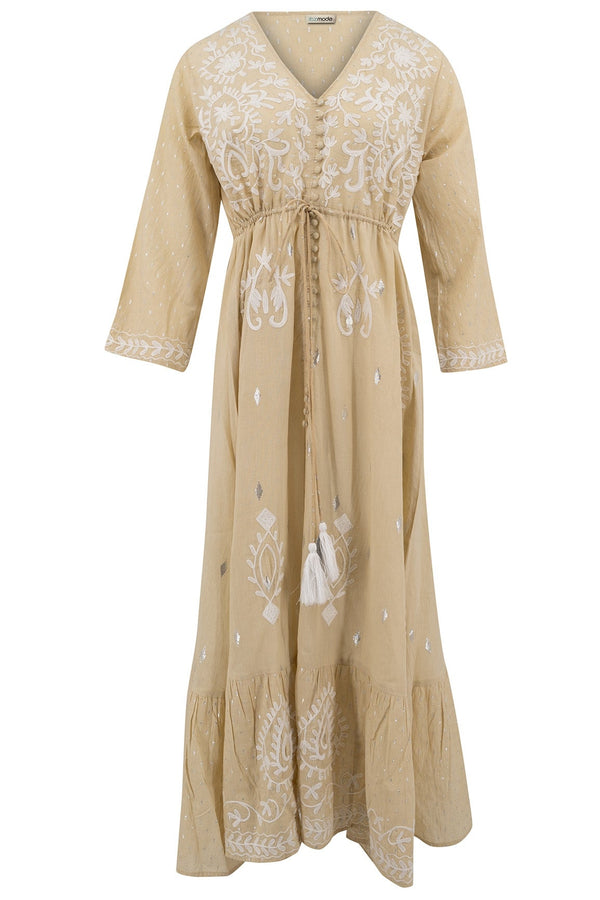 Long Dress Flora Sand