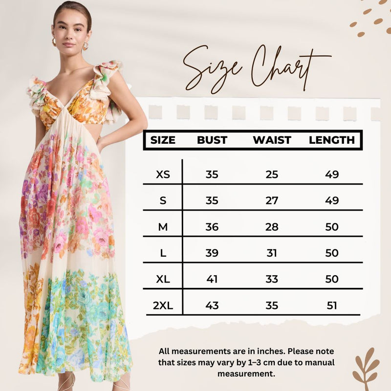 CHLOE | Robe midi à épaules volantées