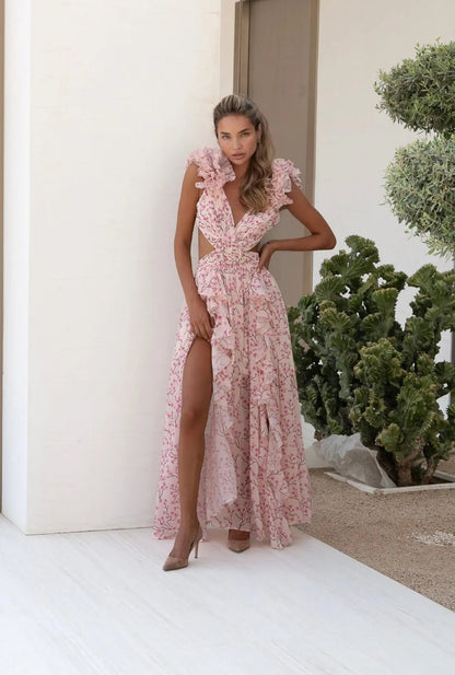 Robe longue imprimée Isla