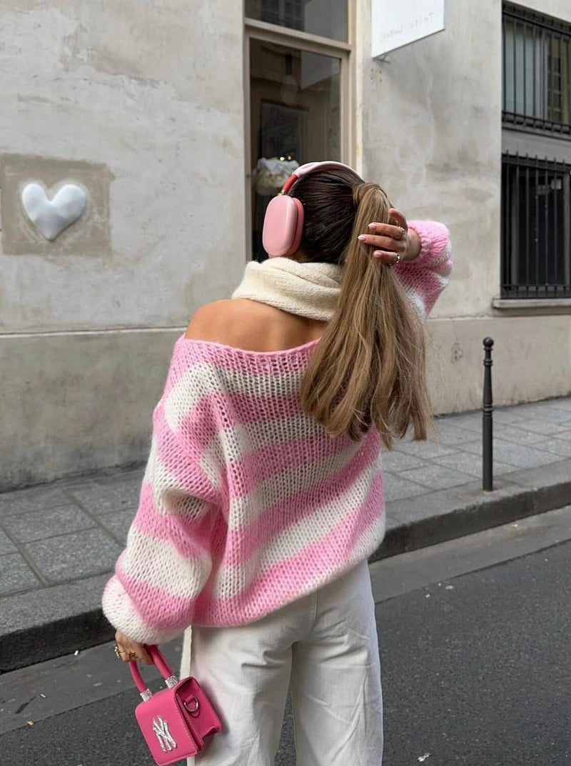 OLIVIA | Striped Knit