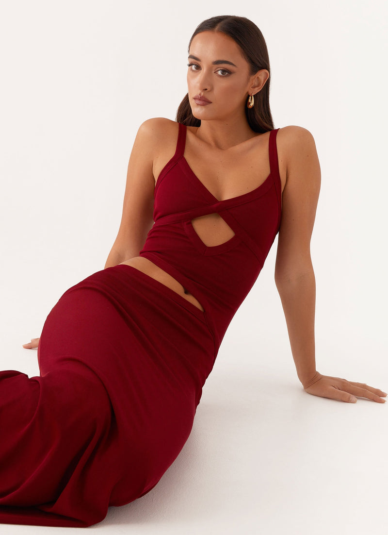 Joselyn Cut-Out Maxi Dress