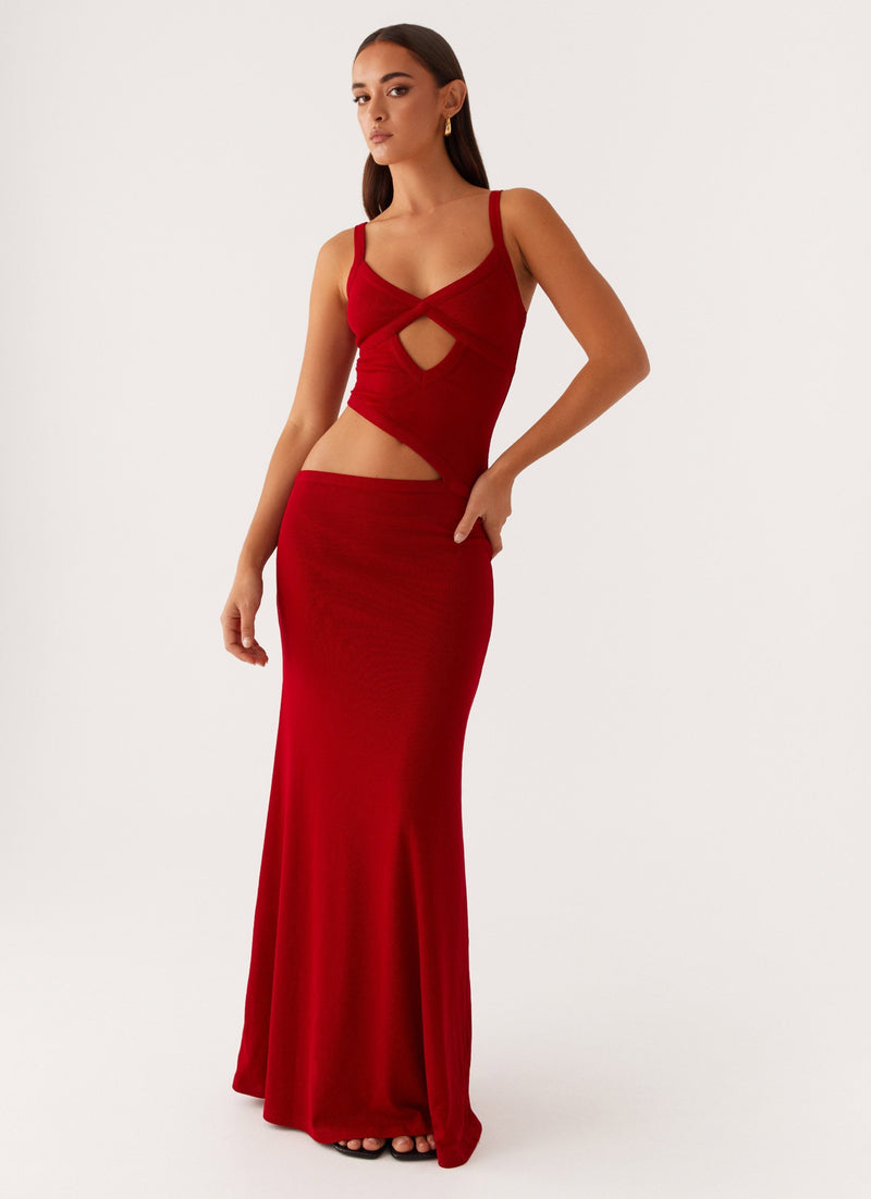 Joselyn Cut-Out Maxi Dress