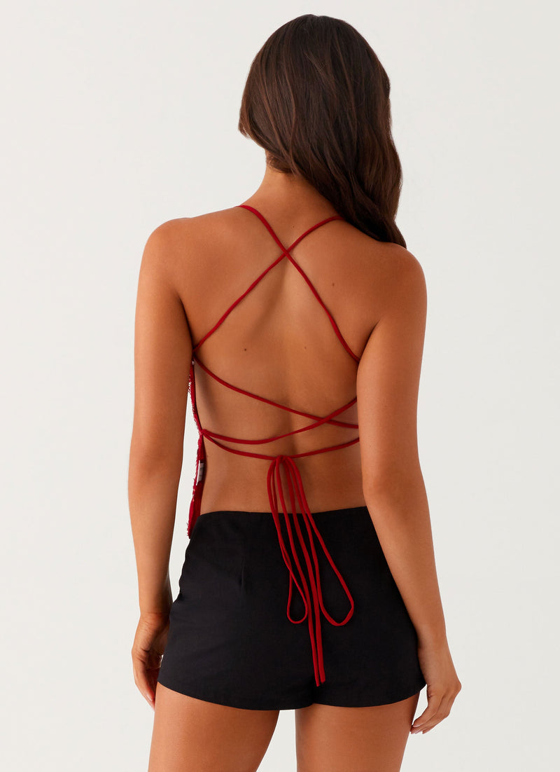 OLIVIA | Sequin Cami Top