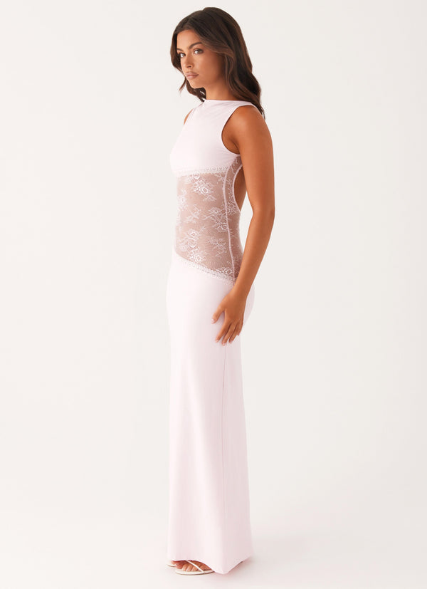 Robe longue Lucinda – Rose