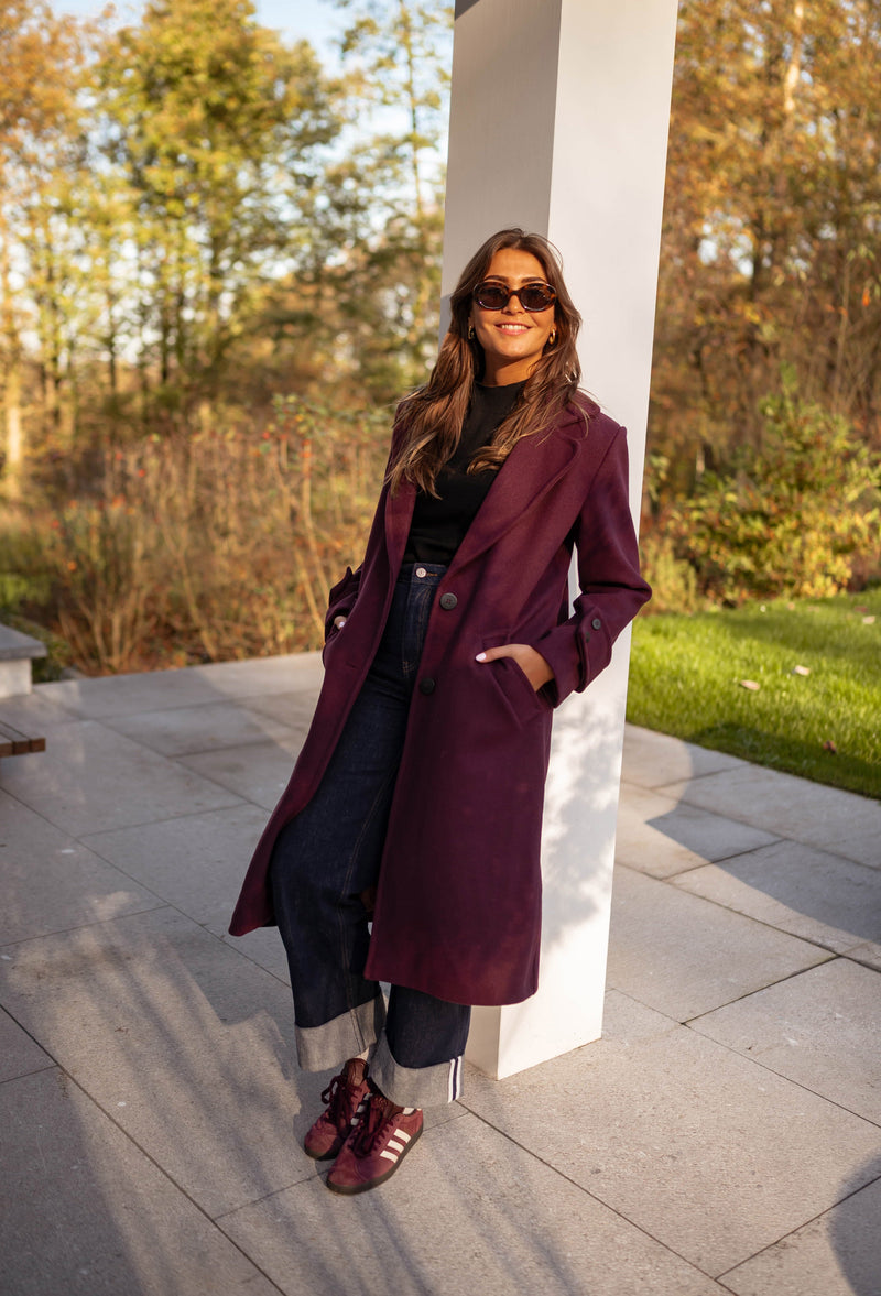 Manteau Adam - bordeaux