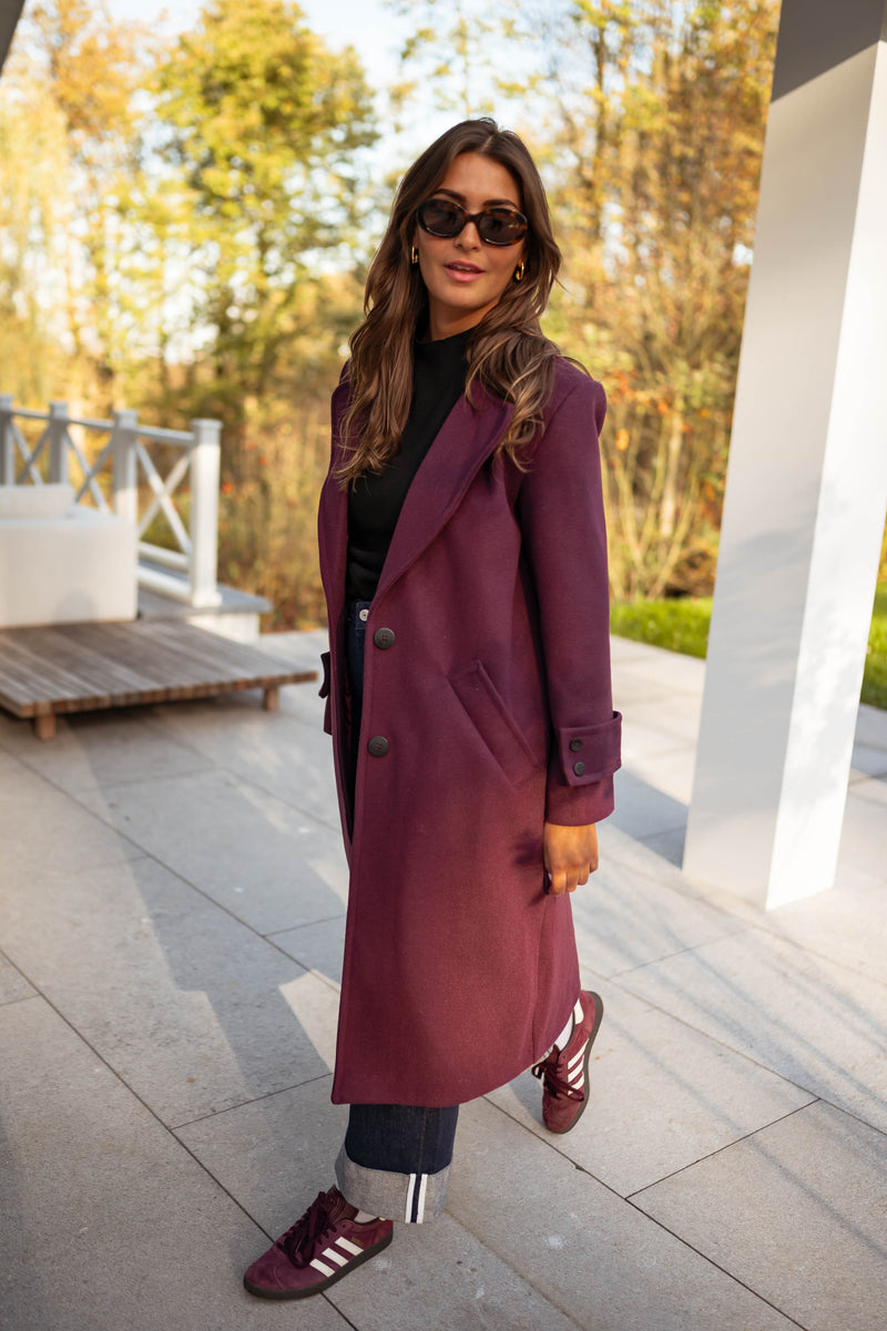 Manteau Adam - bordeaux
