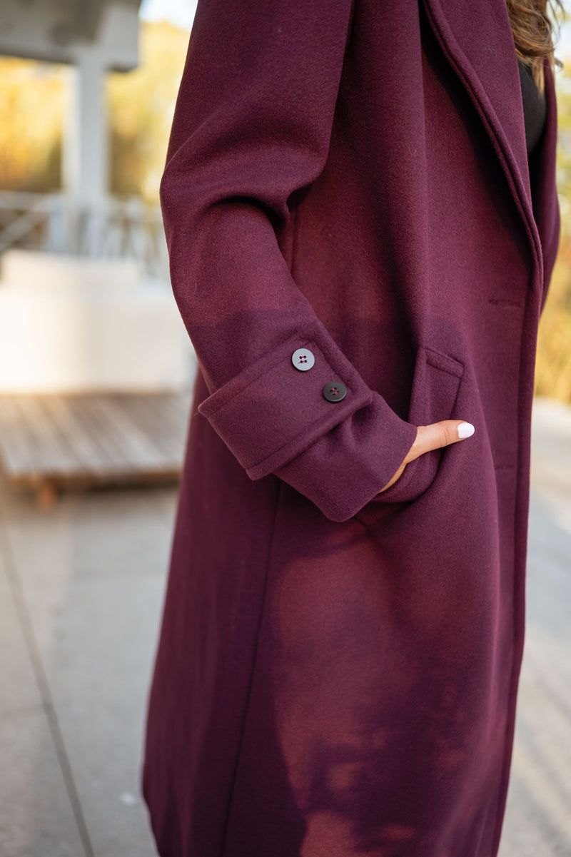 Manteau Adam - bordeaux