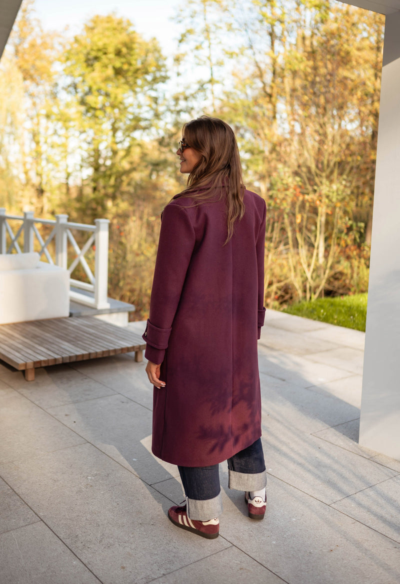 Manteau Adam - bordeaux