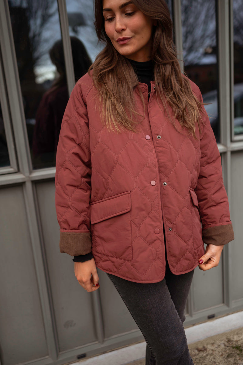 Manteau Manau - bordeaux