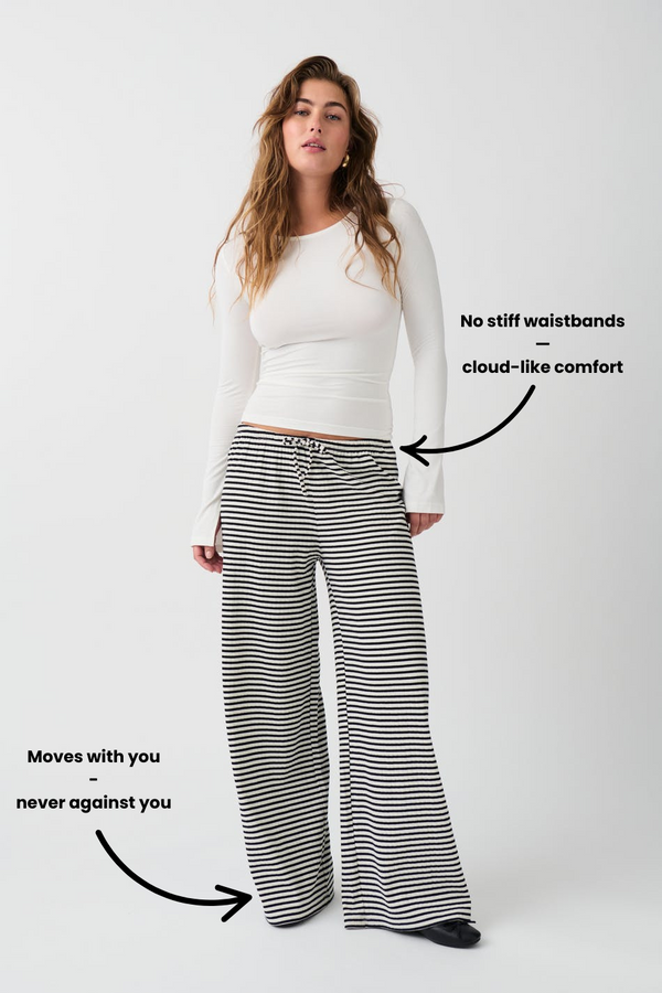 OLIVIA | Striped Pants