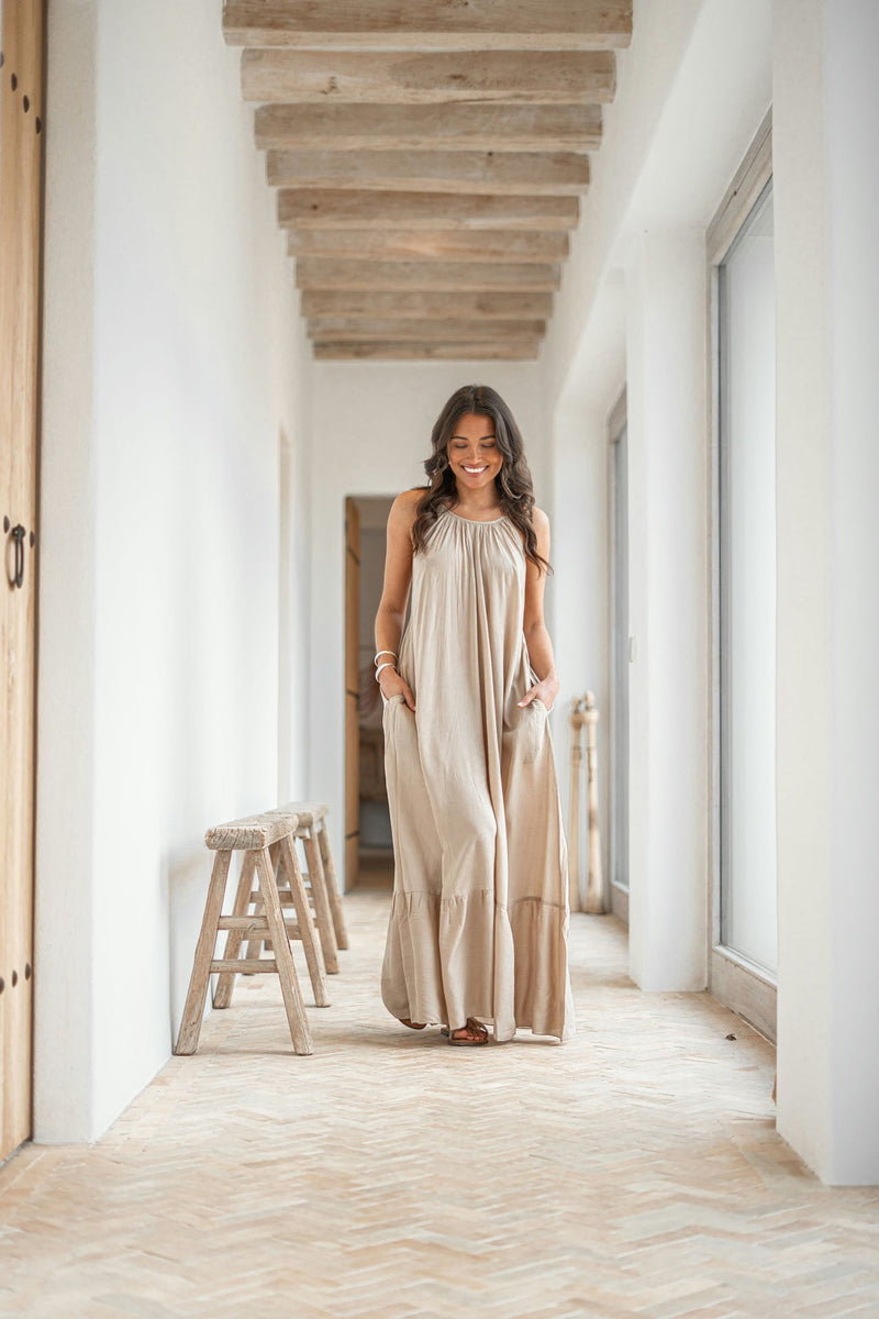 Dress Mina Taupe