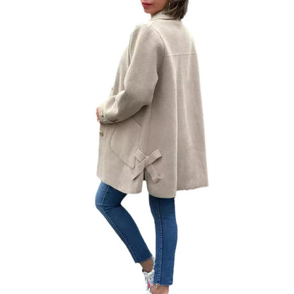 Monique | Manteau long en laine d'hiver