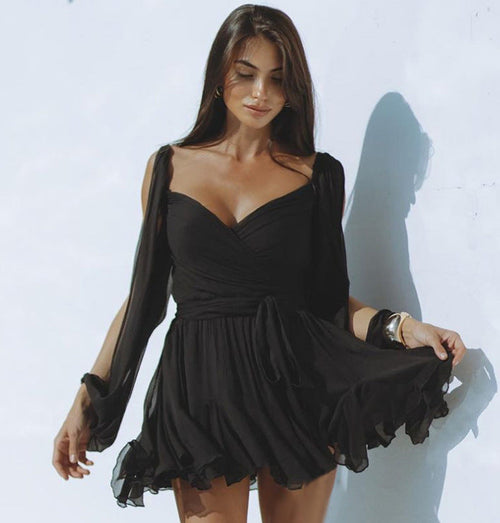 CHLOE – Robe légère à manches ouvertes