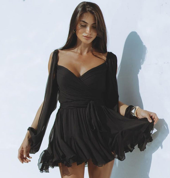 CHLOE – Robe légère à manches ouvertes