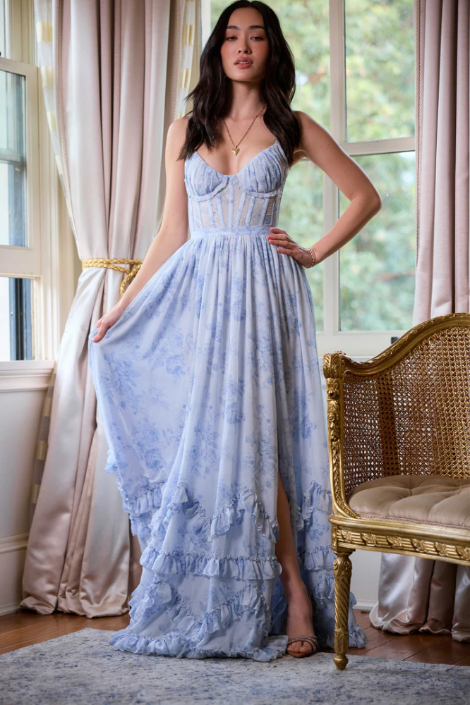 ZOÉ | ROBE LONGUE FLEURI