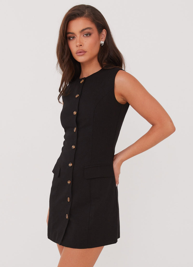 Castello Linen Vest Dress