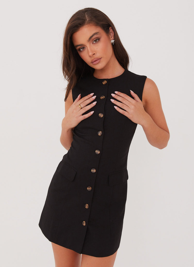 Castello Linen Vest Dress