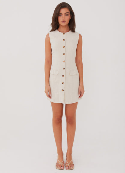 Castello Linen Vest Dress