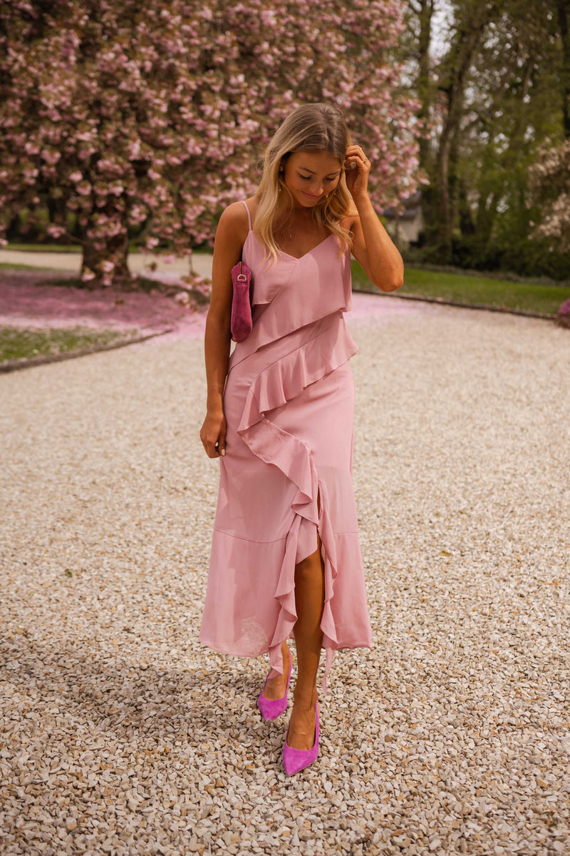Robe Romane - vieux rose