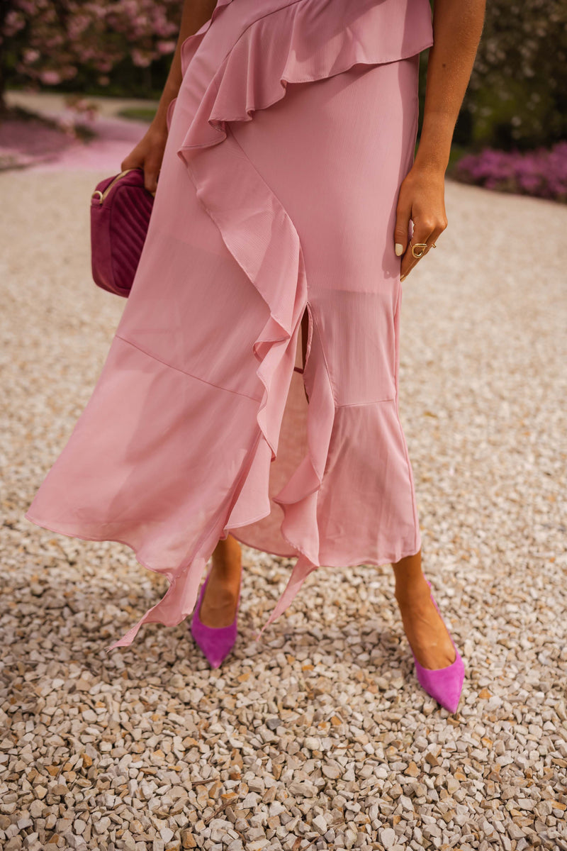 Robe Romane - vieux rose
