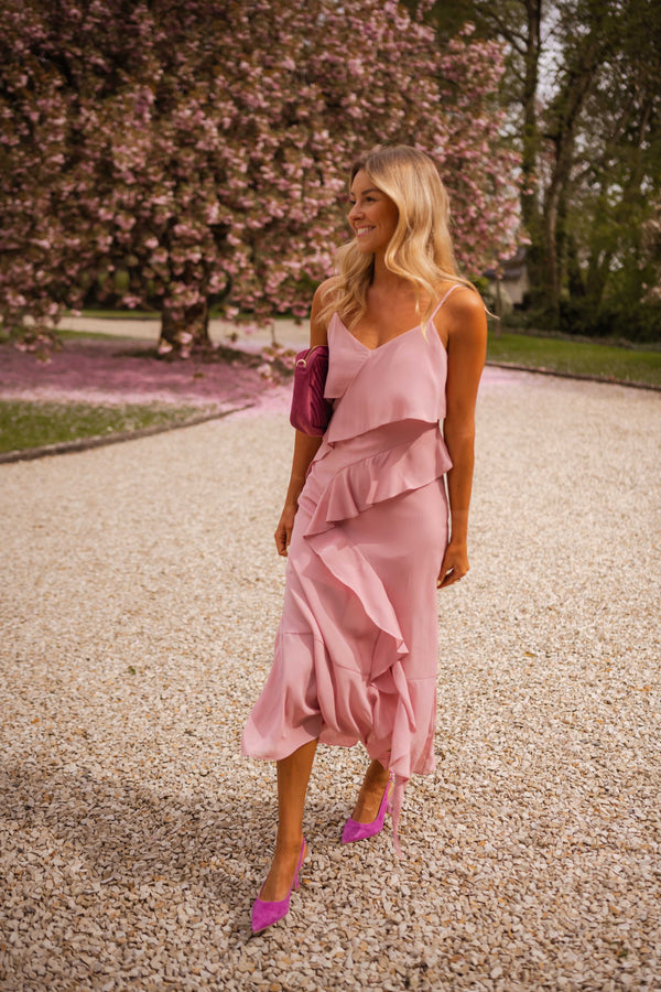 Robe Romane - vieux rose