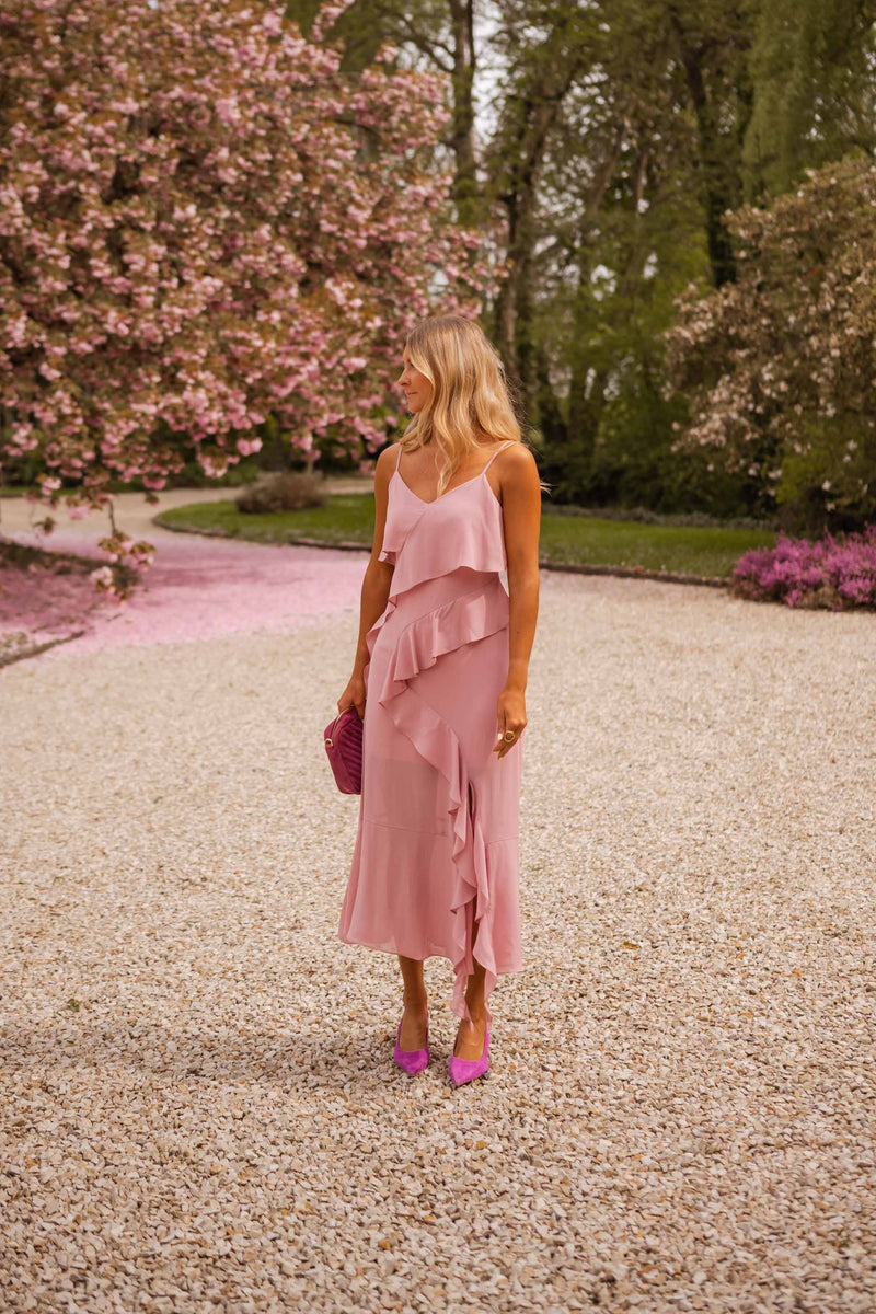 Robe Romane - vieux rose