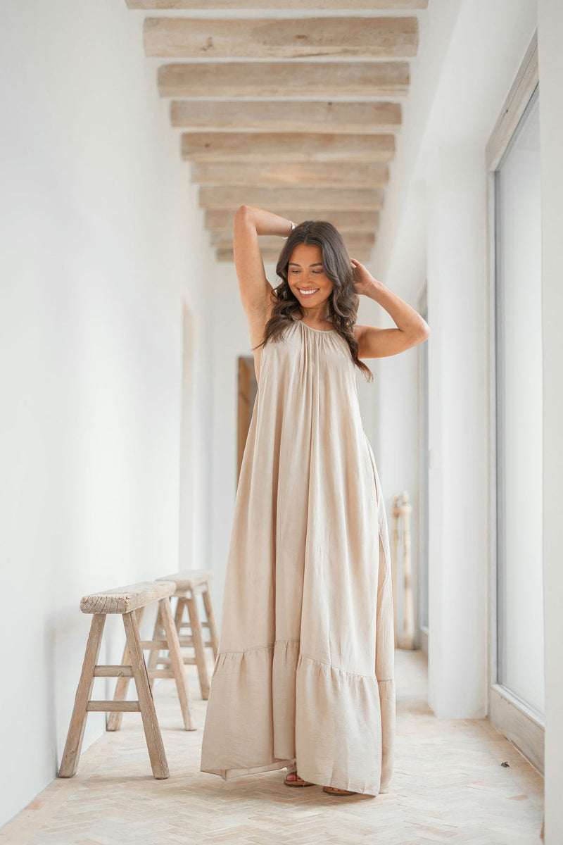 Dress Mina Taupe