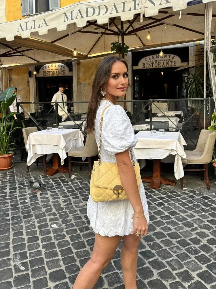 OLIVIA | Puff Mini Dress