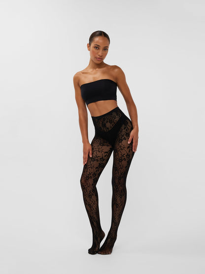 Floral Net | Black