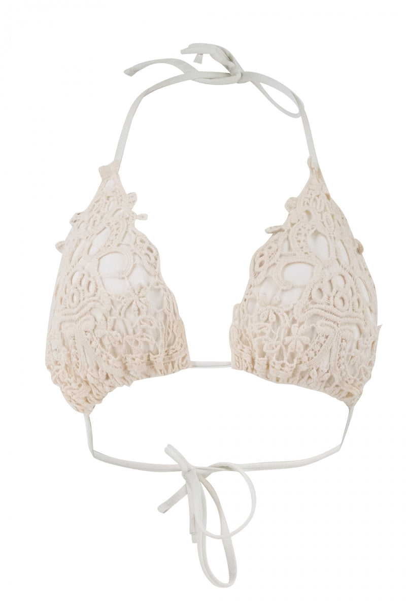 Haut de bikini Ibiza Ecru Blanc