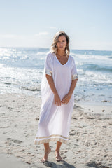 Kaftan Jada White