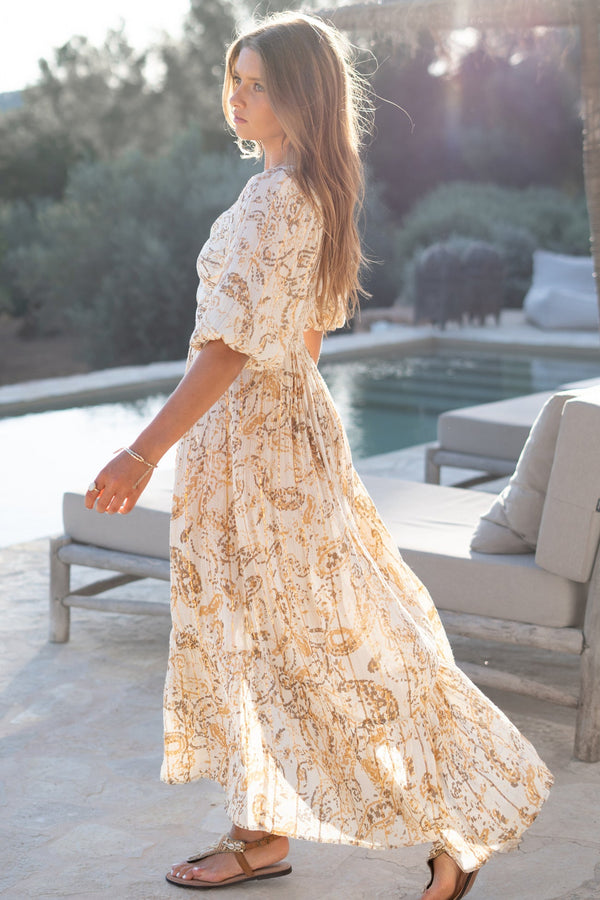 Dress Santi Paisley Sand