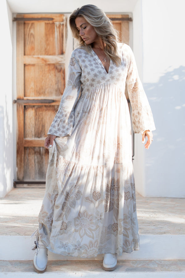 Dress Lucia Flower Ivory print