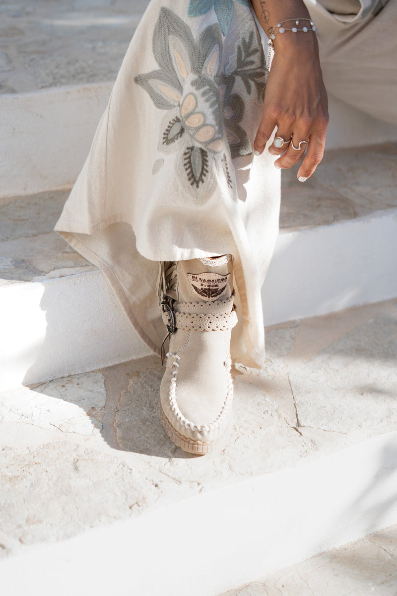 Pantalon Vena Floral Ivory