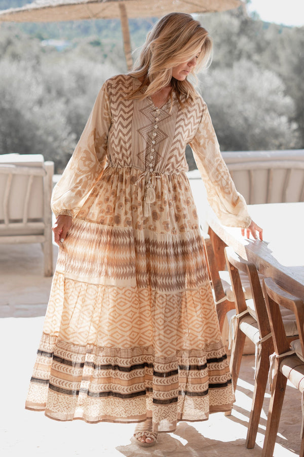 Maxi Dress Impresion Print