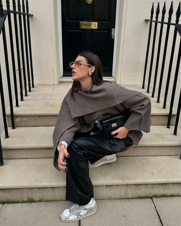 OLIVIA | Short Cape Coat