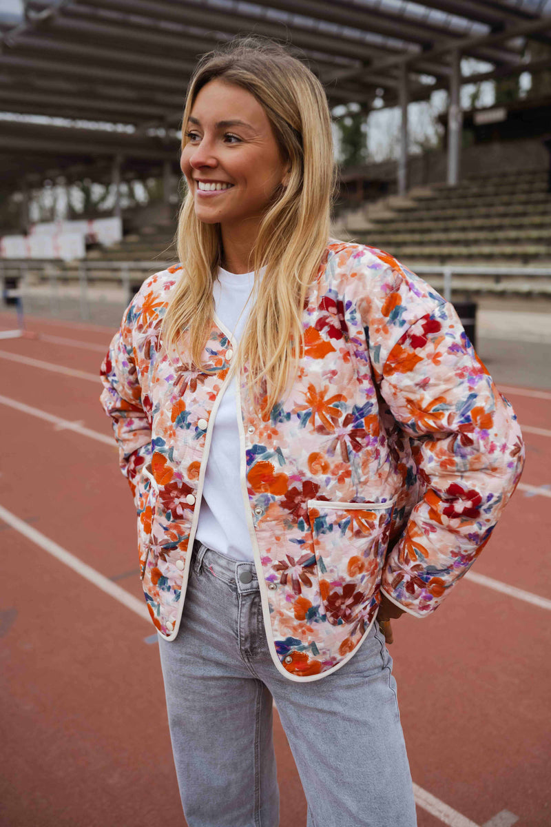 Veste Julie - à fleurs