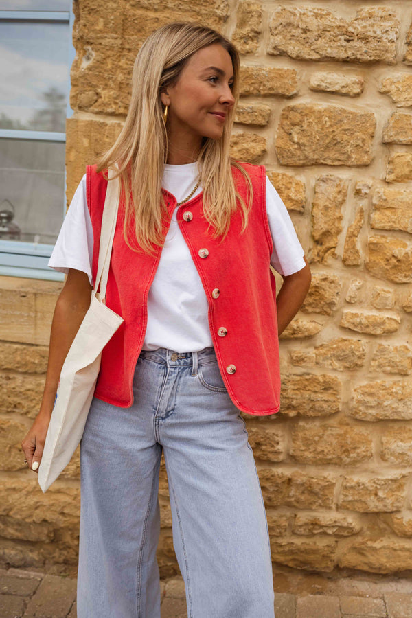 Veste Lara - rouge