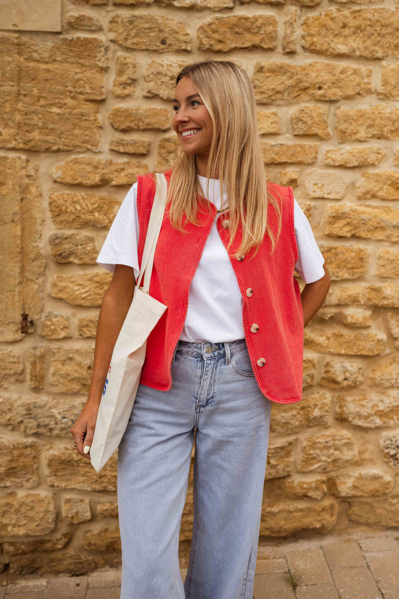 Veste Lara - rouge